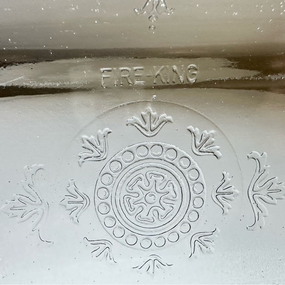 Vintage Fire-King Glass Philbe Sapphire 9"x5" Loaf Bread Cake Pan - Picture 6 of 13